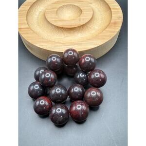 Chicken Blood Jasper 12mm Bracelet